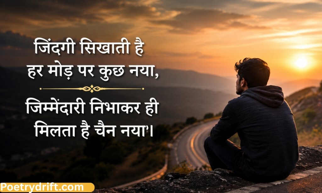 Jimmedari par Shayari on Life