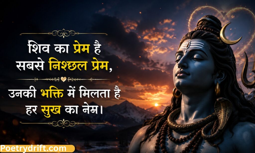 Mahadev Shayari Love