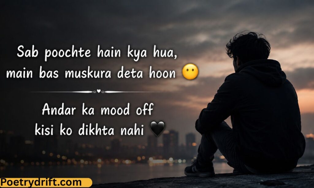 Mood Off Shayari in English