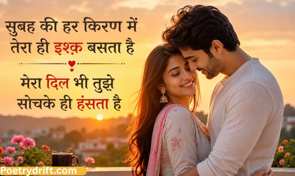 Romantic Good Morning Love Shayari