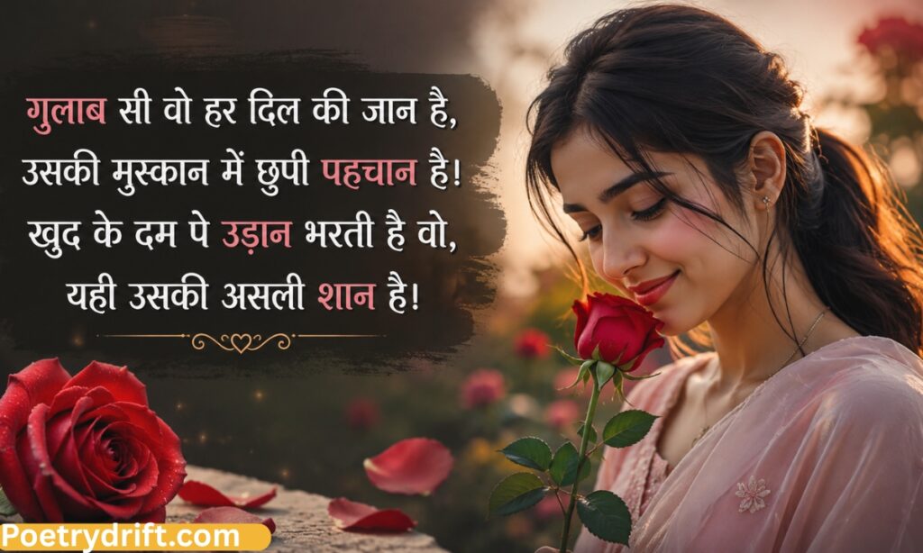Rose Shayari for Girl