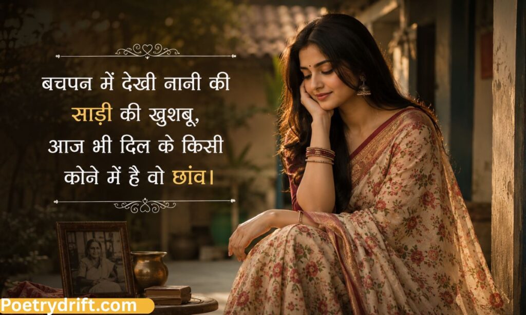 Saree Shayari on Nostalgia and Old Memories