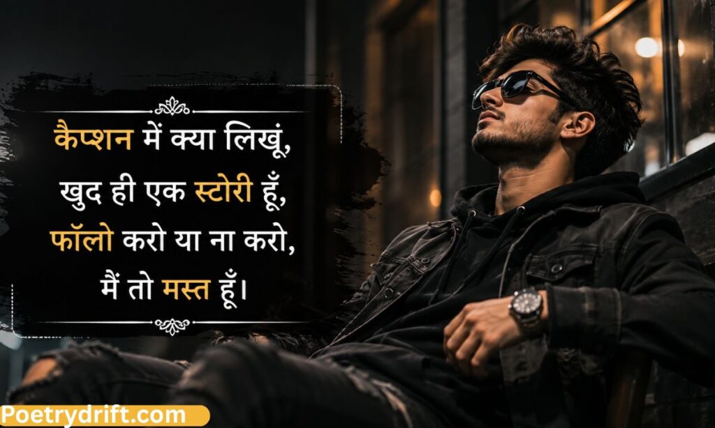 Stylish shayari lines for instagram