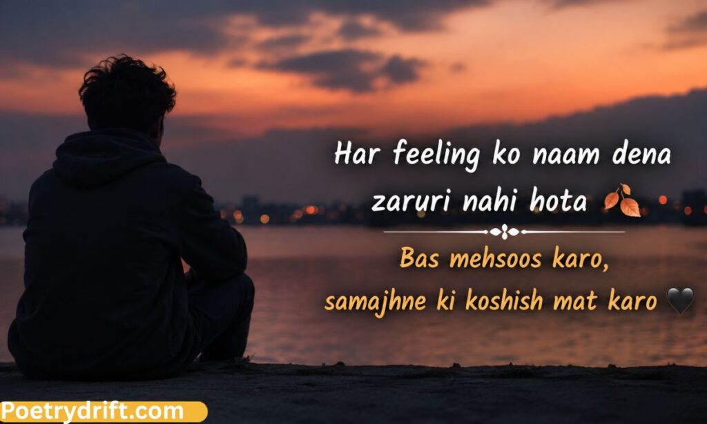 Top Feeling Mood Shayari Lines in English