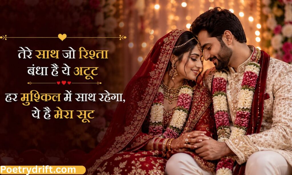 Wedding shayari in hindi for husband