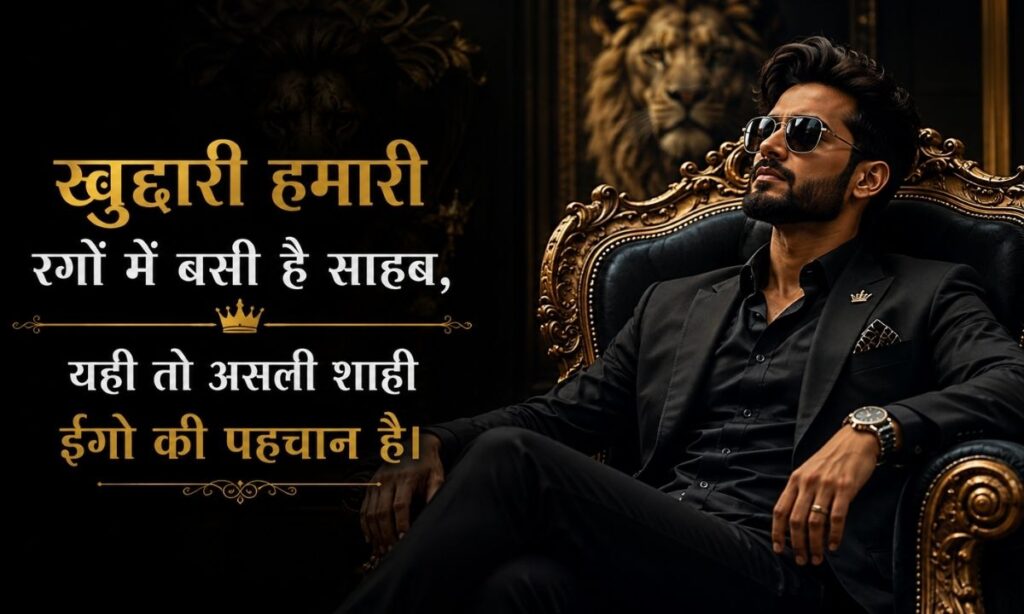 ego royal attitude status in hindi