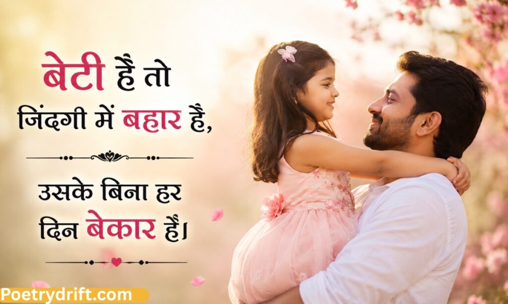 बेटी के लिये शायरी