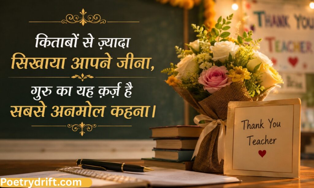 शिक्षक विदाई समारोह शायरी