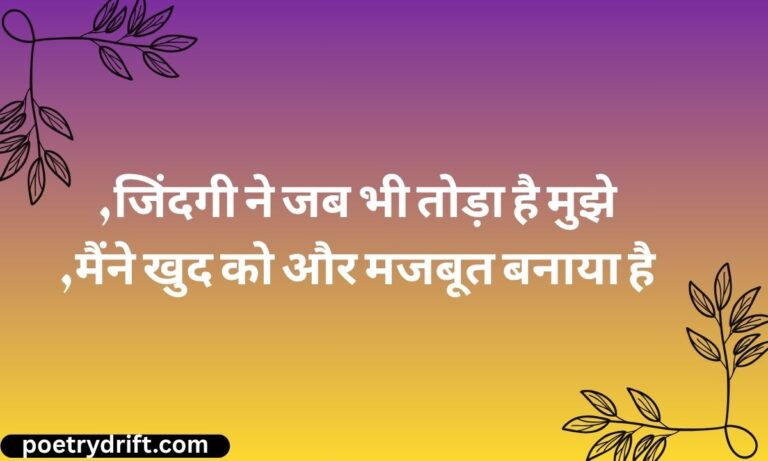 Zindagi Shayari In Hindi 170+ जिंदगी शायरी हिंदी में