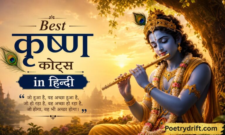 Best Krishna Quotes in Hindi