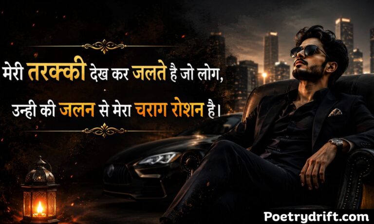 Kisi ko jalane ki attitude shayari hindi