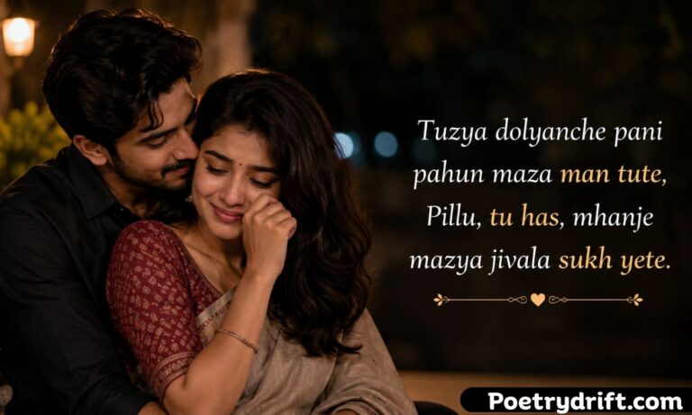 Pillu Love Shayari Marathi