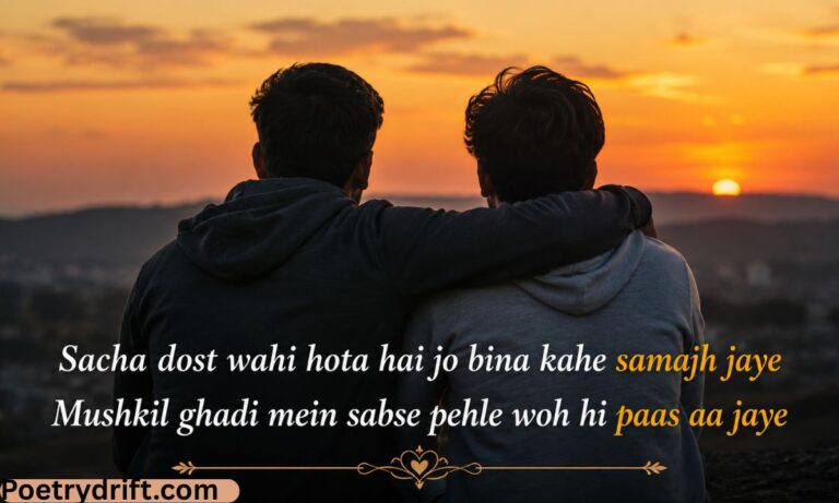 101+ Best Friend Shayari in English (2026) _ Heart Touching 2 Line Friendship Shayari