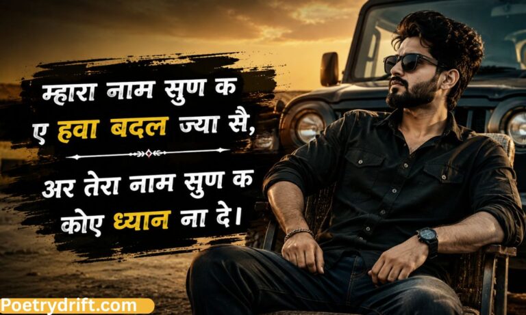 117+ Best Haryanvi Attitude Shayari in Hindi (2026) _ एटीट्यूड हरियाणवी शायरी