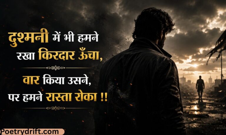 84+ Best Dushmani Shayari in Hindi (2026) _ दुश्मनी पर दमदार शायरी
