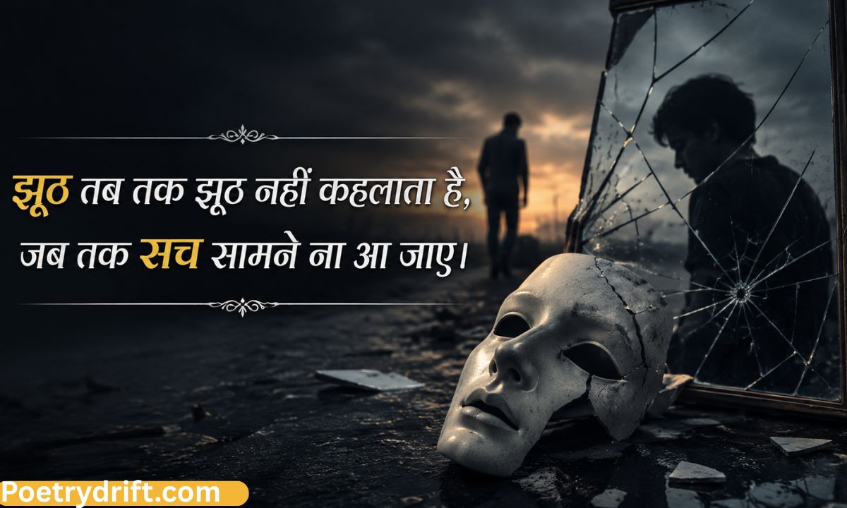 88+ Best Jhoot Shayari in Hindi & English (2026) _ Lies, Betrayal & Trust