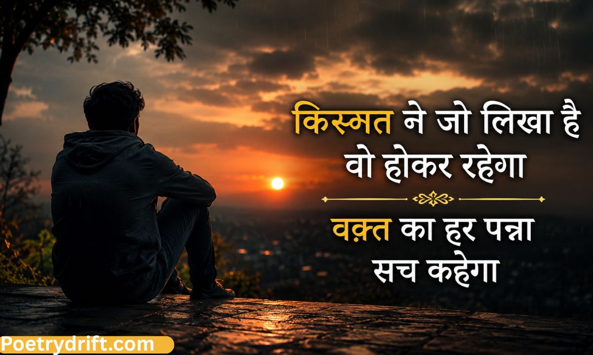 Best 120+ Kismat Heart Touching Shayari in Hindi (2026) _ WhatsApp Status