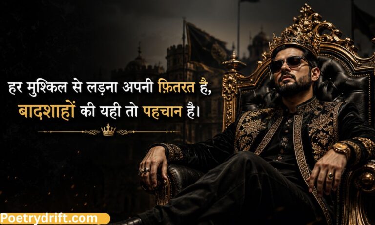 Best 183+ Badshah Shayari Status in Hindi _ बादशाह शायरी स्टेटस (2026)
