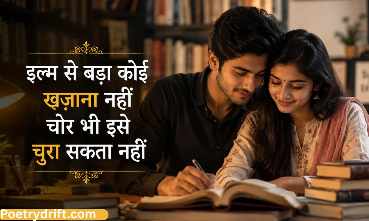 Best 270+ Education Shayari in Hindi (2026) _ प्रेरणादायक शिक्षा शायरी