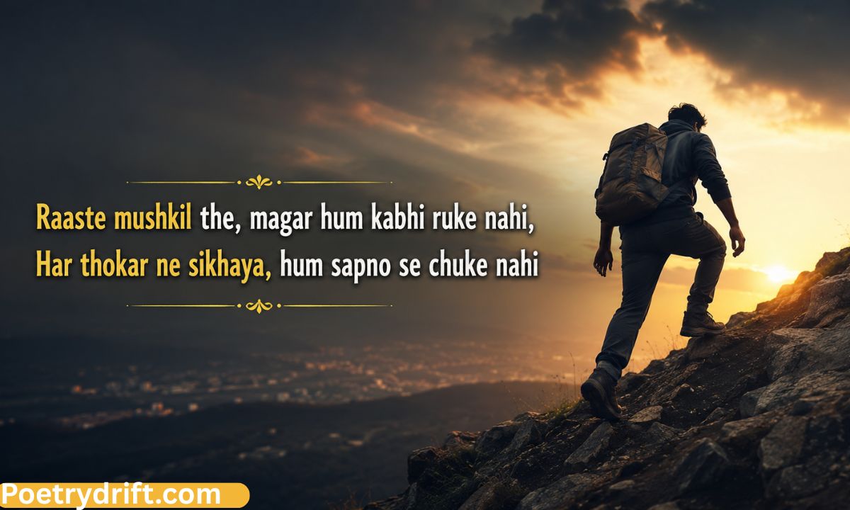 Best 87+ Struggle Shayari in Hindi (2026) _ संघर्ष और सफलता शायरी