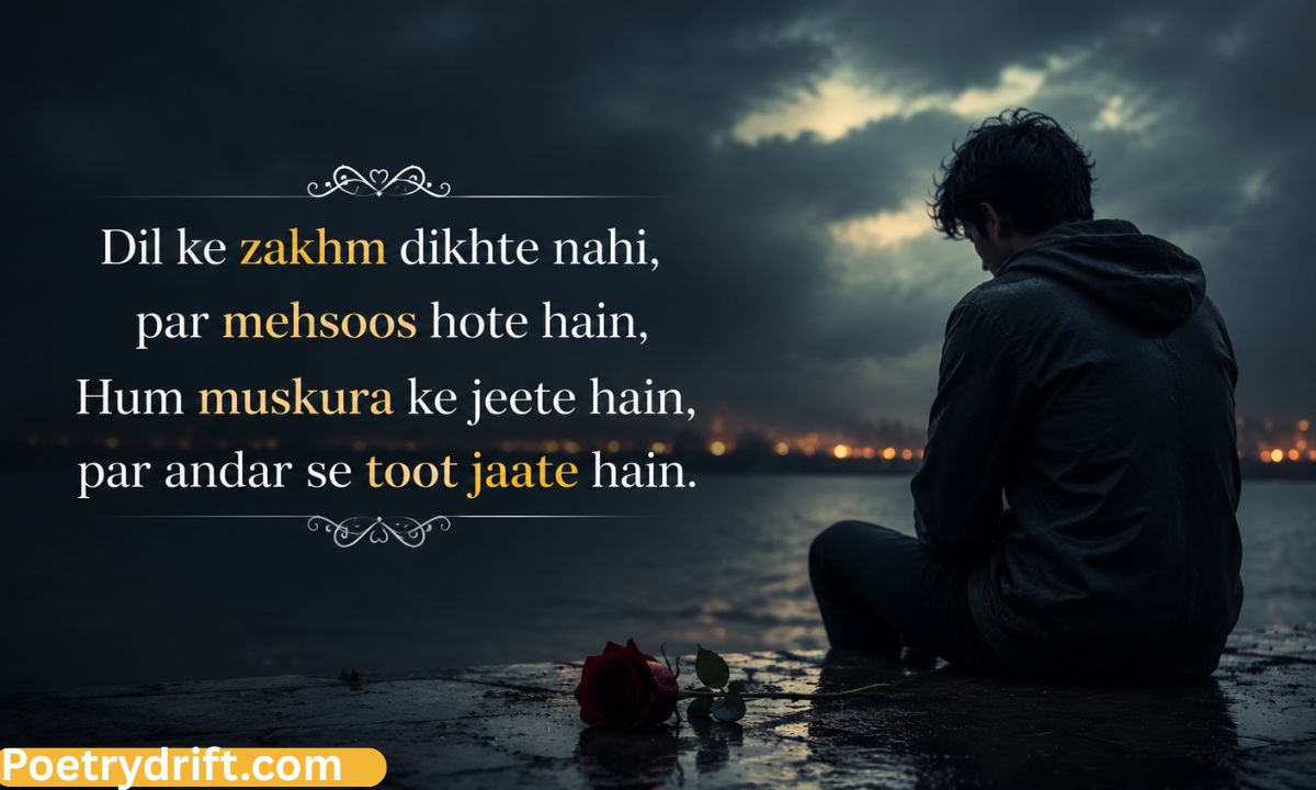 Best 99+ Dard Bhari Shayari in Hindi (2026) _ दर्द भरी शायरी