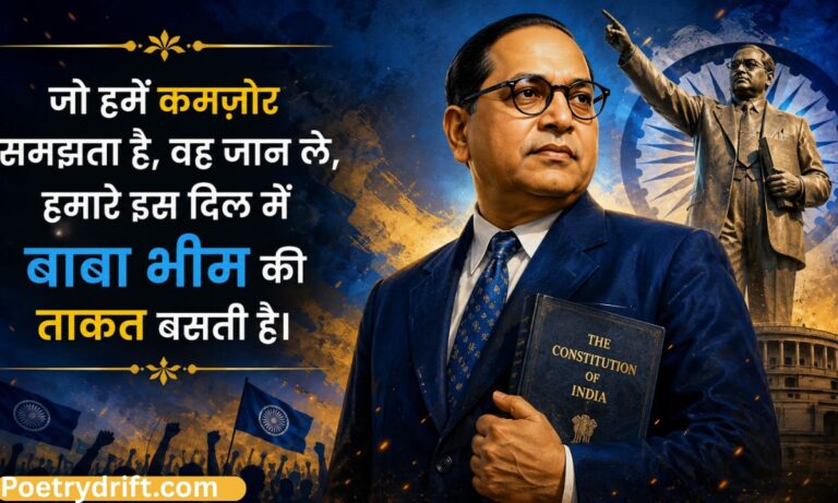 Latest 122+ जय भीम शायरी Attitude (2026) _ Dr. Bhimrao Ambedkar Shayari in Hindi
