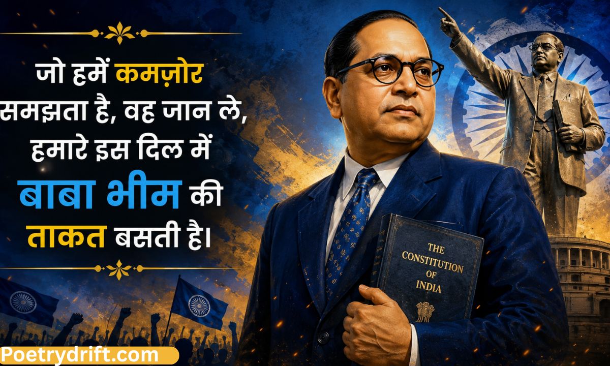 Latest 122+ जय भीम शायरी Attitude (2026) _ Dr. Bhimrao Ambedkar Shayari in Hindi