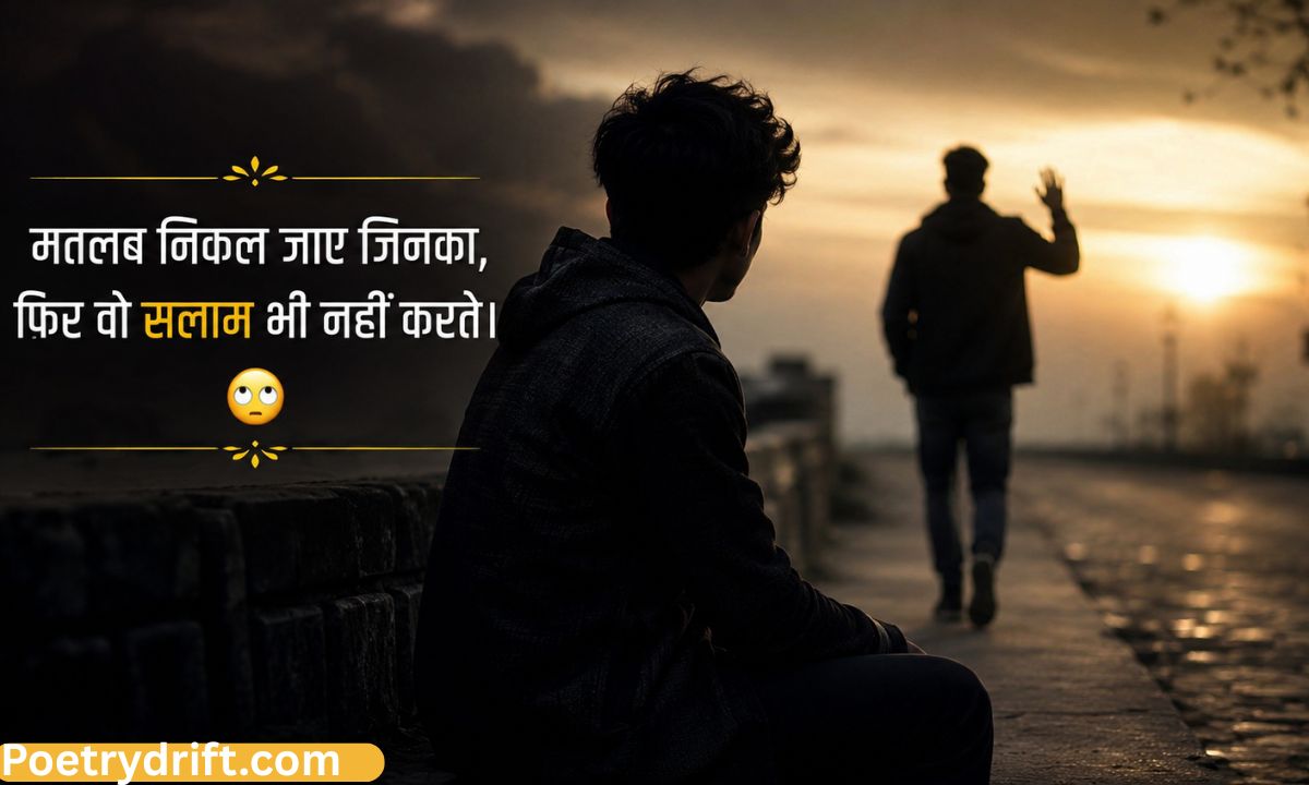 Matlabi Log Shayari in Hindi _ मतलबी लोगों पर शायरी (2026)