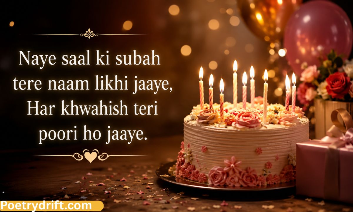 Top 120+ Happy Birthday Shayari in English _ Beautiful Words for Every Celebration