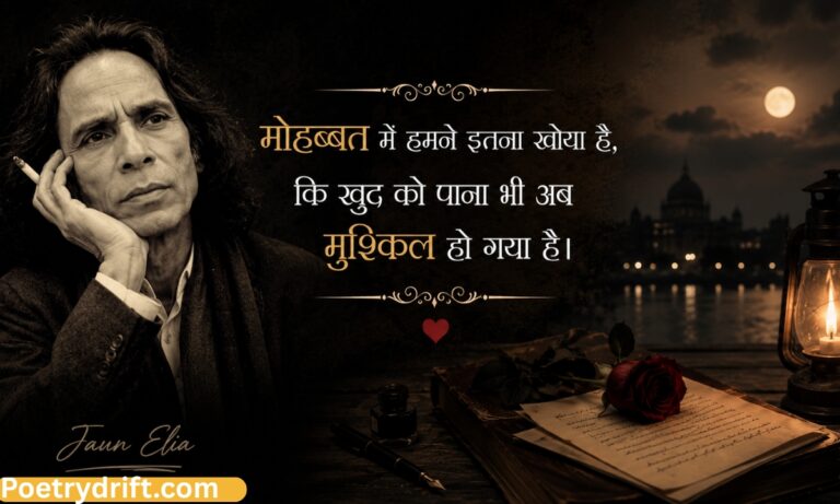 221+ Jaun Elia Love Shayari in Hindi _ Best Romantic Shayari Collection 2026
