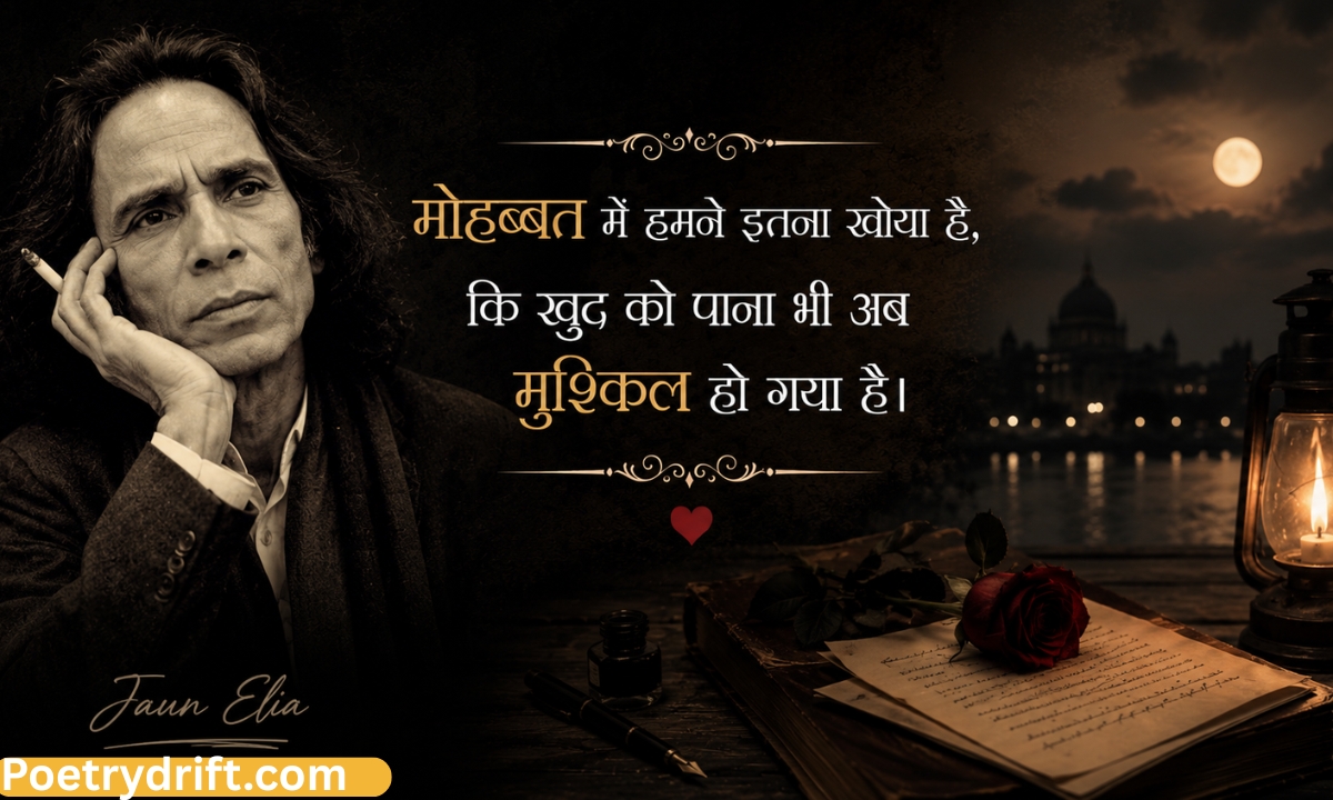 221+ Jaun Elia Love Shayari in Hindi _ Best Romantic Shayari Collection 2026