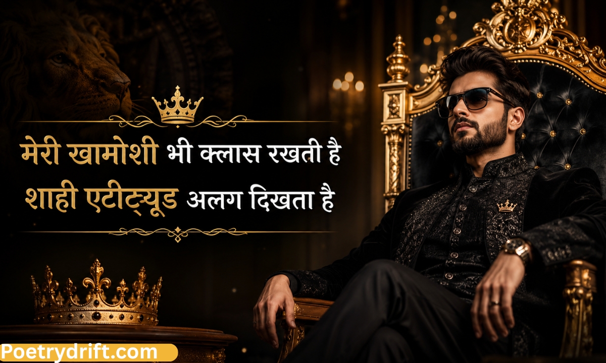 75+ Royal Attitude Status in English & Hindi _ Best Royal Status (2026)