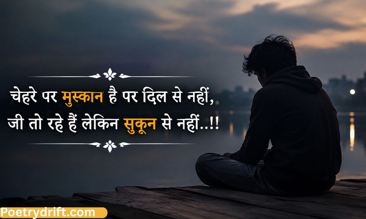 91+ Zindagi Ki Dard Bhari Shayari – दर्द और एहसास से भरी 2 लाइन शायरी