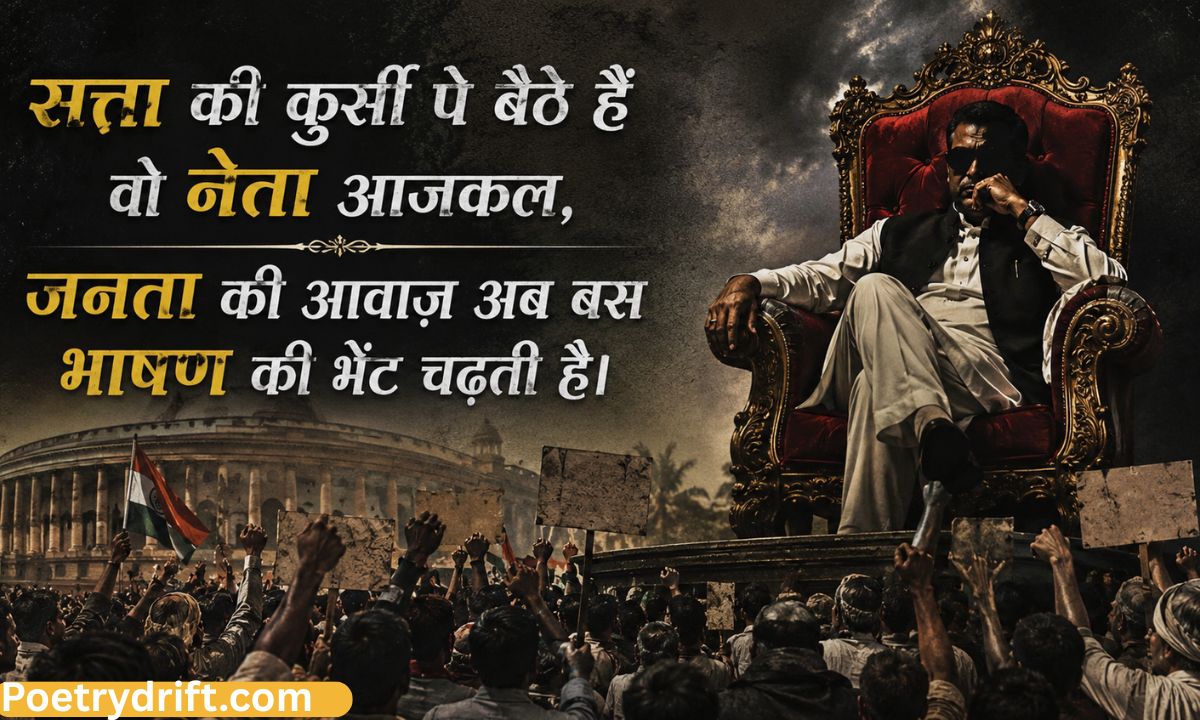 Best 276+ Political Shayari in Hindi (2026) _ Attitude & Election Shayari