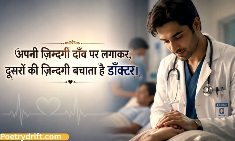 Best Doctor Shayari in Hindi (2026) _ 121+ Inspirational & Emotional Shayari