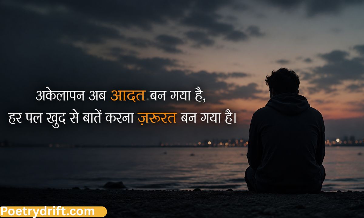 Latest 196+ Akelapan Shayari _ Sad, Broken Heart & Emotional Shayari